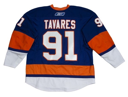 2010/11 John Tavares Game Used Islanders Jersey (Islanders LOA)